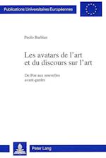 Les Avatars de L'Art Et Du Discours Sur L'Art