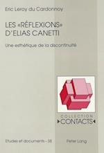 Les -Reflexions- D'Elias Canetti