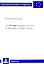 Les Idees Politiques Et Sociales de Bernardin de Saint-Pierre