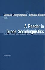 Reader in Greek Sociolinguistics