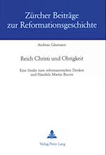 Reich Christi Und Obrigkeit