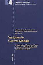 Variation in Central Modals