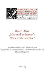 'Hier und anderswo'. 'Here and elsewhere'