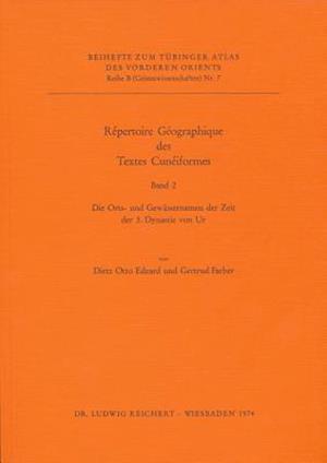 Repertoire Geographique Des Textes Cuneinformes