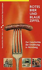 Rotes Bier und blaue Zipfel