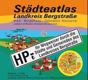 Städteatlas Landkreis Bergstraße 1:13.000