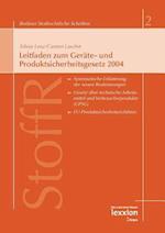 Leitfaden Zum Gerate- Und Produktsicherheitsgesetz 2004