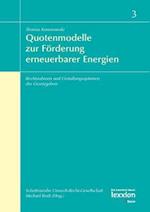 Quotenmodelle Zur Forderung Erneuerbarer Energien