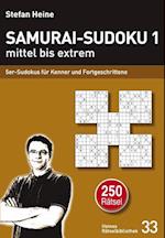 Samurai-Sudoku 1 mittel bis extrem