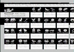 Fragenbär-Lerntafel: ABC-Tafel in der Grundschrift, 32 x 22,5 cm