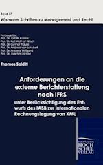 Anforderungen an die externe Berichterstattung nach IFRS unter Berücksichtigung des Entwurfs des IASB zur internationalen Rechnungslegung von KMU