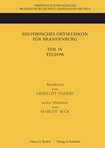 Historisches Ortslexikon für Brandenburg, Teil IV, Teltow.