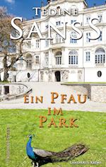 Ein Pfau im Park