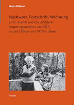 Nachwort, Festschrift, Widmung