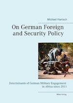 On German Foreign and Security Policy -