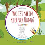 Wo ist mein kleiner Hund? - MALBUCH