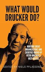 What would Drucker do?: Nurture great organizations and societies guided by Peter Drucker's best quotes 