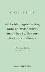 Militarisierung des Volkes, Kritik der Reden Hitlers und andere Studien zum Nationalsozialismus