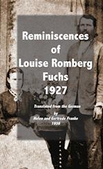 Reminiscences of Louise Romberg Fuchs 1927 