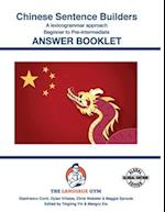 CHINESE SENTENCE BUILDERS - B to Pre - ANSWER BOOK