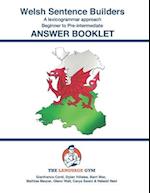 Welsh Sentence Builders - A Lexicogrammar approach - Answer Book: Beginner to Pre-intermediate 