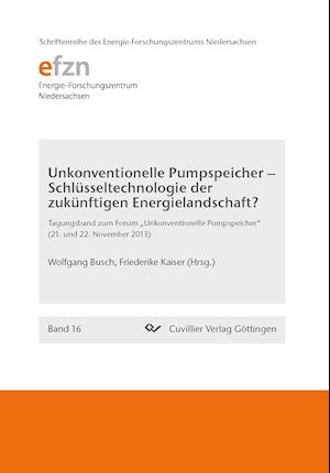 Unkonventionelle Pumpspeicher - Schlüsseltechnologie der zukünftigen Energielandschaft? (Band 16). Tagungsband zum Forum "Unkonventionelle Pumpspeicher" (21. und 22. November 2013)