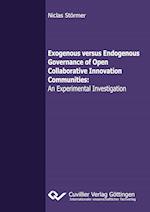 Exogenous versus Endogenous Governance of Open Collaborative Innovation Communities