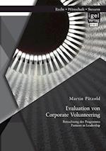 Evaluation Von Corporate Volunteering