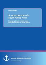 A more democratic South Africa now! Emerging black middle class and democracy in South Africa