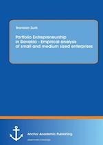 Portfolio Entrepreneurship in Slovakia - Empirical analysis of small and medium sized enterprises