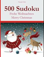 500 Sudoku Frohe Weihnachten - Merry Christmas