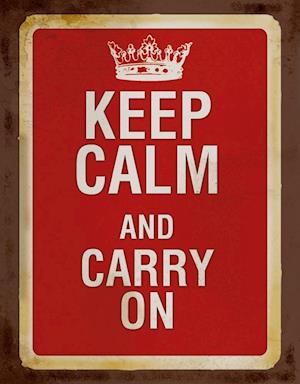 Keep calm and carry on Blankbook