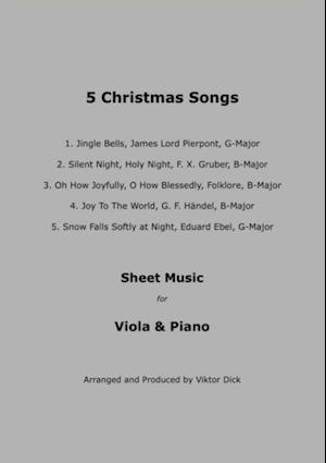 5 Christmas Songs - Sheet Music for Viola & Piano