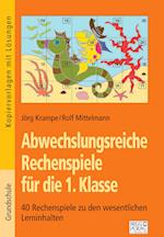 Abwechslungsreiche Rechenspiele für die 1. Klasse