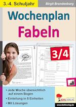 Wochenplan Fabeln / Klasse 3-4