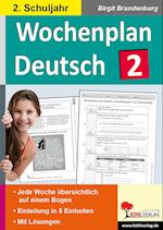 Wochenplan Deutsch 2. Schuljahr