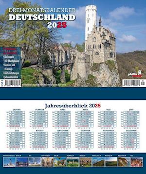 Drei-Monatskalender Deutschland 2025