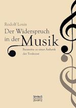 Der Widerspruch in der Musik