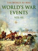 World's War Events, Vol. III