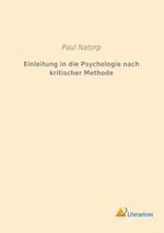 Einleitung in die Psychologie nach kritischer Methode