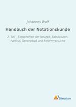 Handbuch der Notationskunde