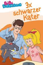 Bibi Blocksberg - 3x schwarzer Kater