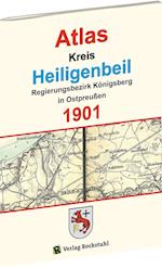 Atlas Kreis Heiligenbeil - Regierungsbezirk Königsberg 1901