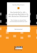 Die GmbH & Co. KG - die optimale Rechtsform für den deutschen Mittelstand?