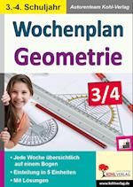 Wochenplan Geometrie / Klasse 3-4