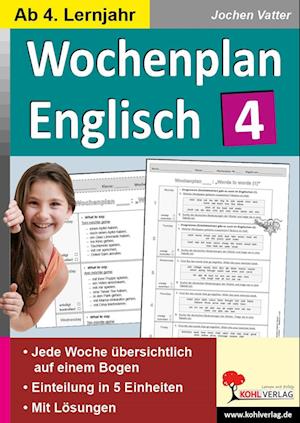 Wochenplan Englisch 4