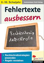 Fehlertexte ausbessern / Klasse 8-10