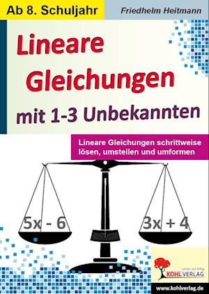 Lineare Gleichungen mit 1-3 Unbekannten