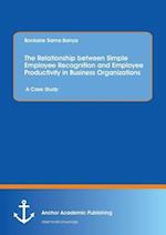 The Relationship between Simple Employee Recognition and Employee Productivity in Business Organizations. A Case Study