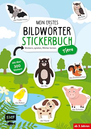 Mein erstes Bildwörter-Stickerbuch - Tiere